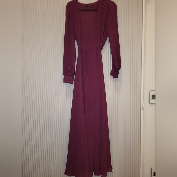 Lulus My Whole Heart Wrap Dress - Picture 6 of 8